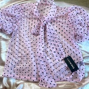 Beautiful polka dot blouse